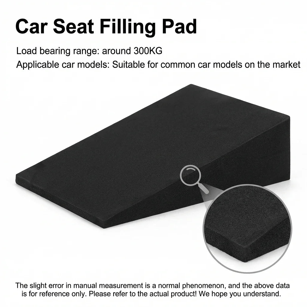 Car Seat Leveling Pad Memory Foam Cushion Height Increase Rear Seat