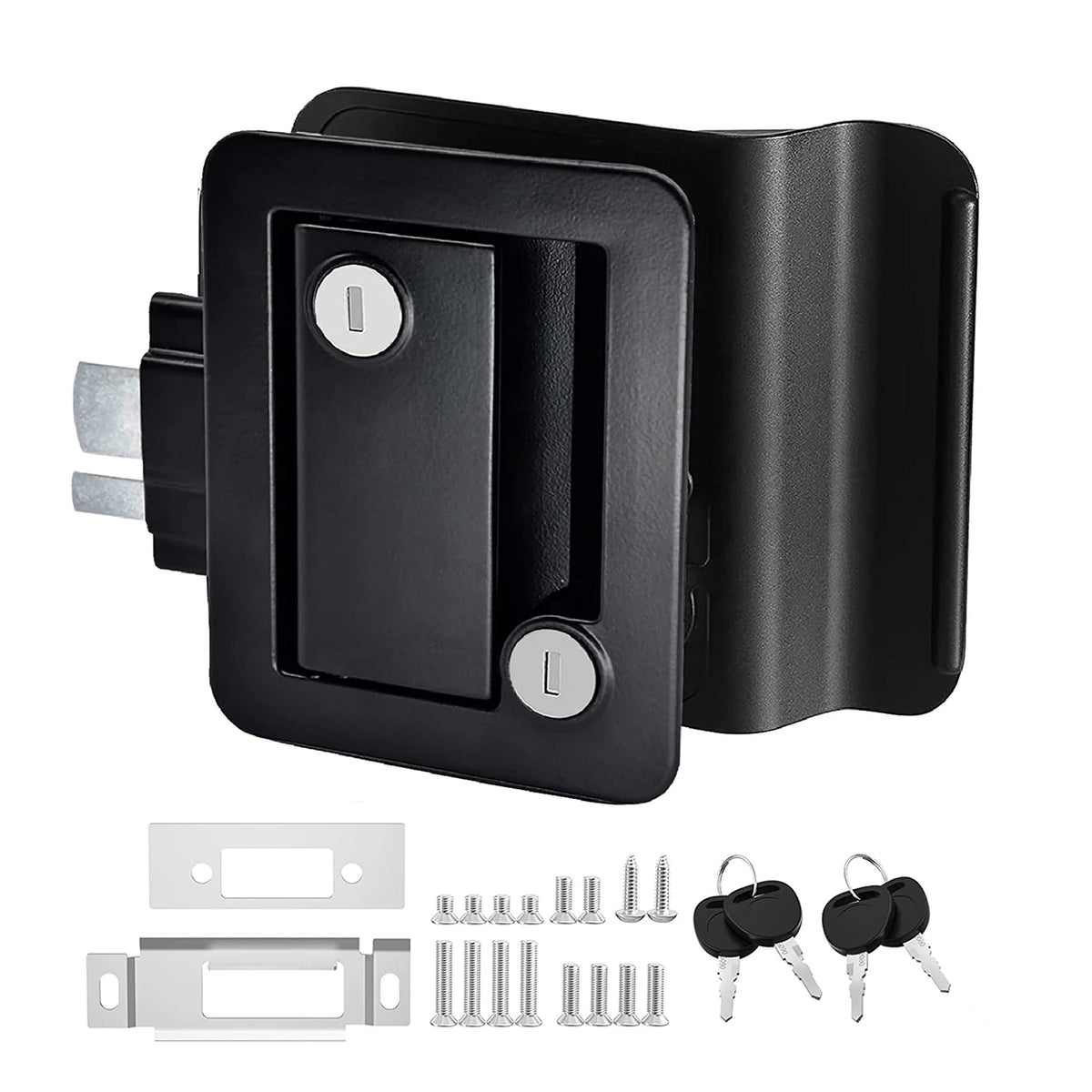 DaierTek RV Camper Trailer Entry Door Lock Replacement Handle Deadbolt Key