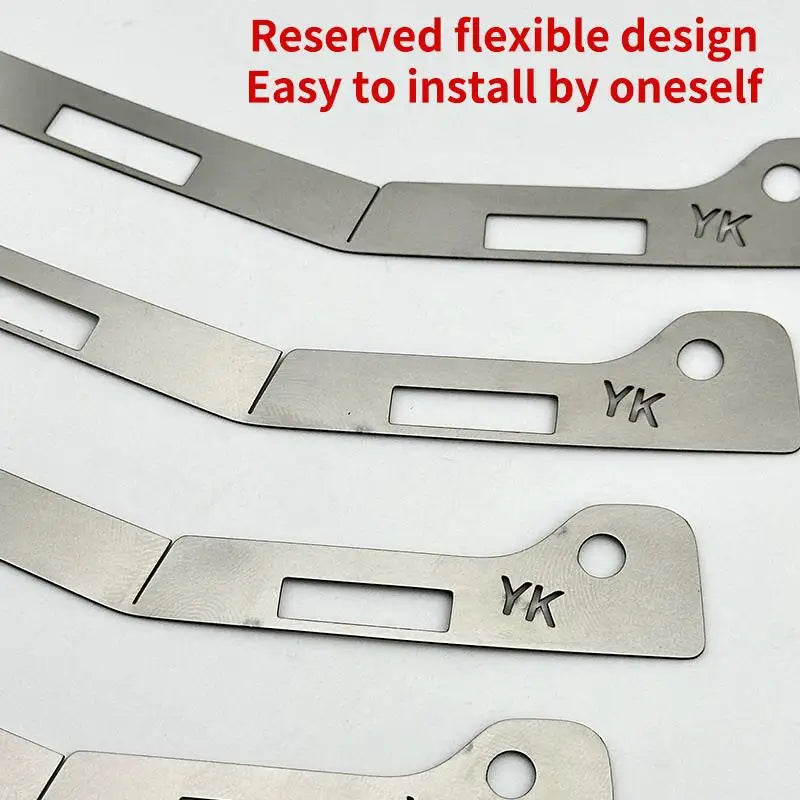 2Pcs For Accord 2008-2013 Front Bumper Repair Metal Plate Buckle Broken Reinforced Stainless Steel Metal Bracket