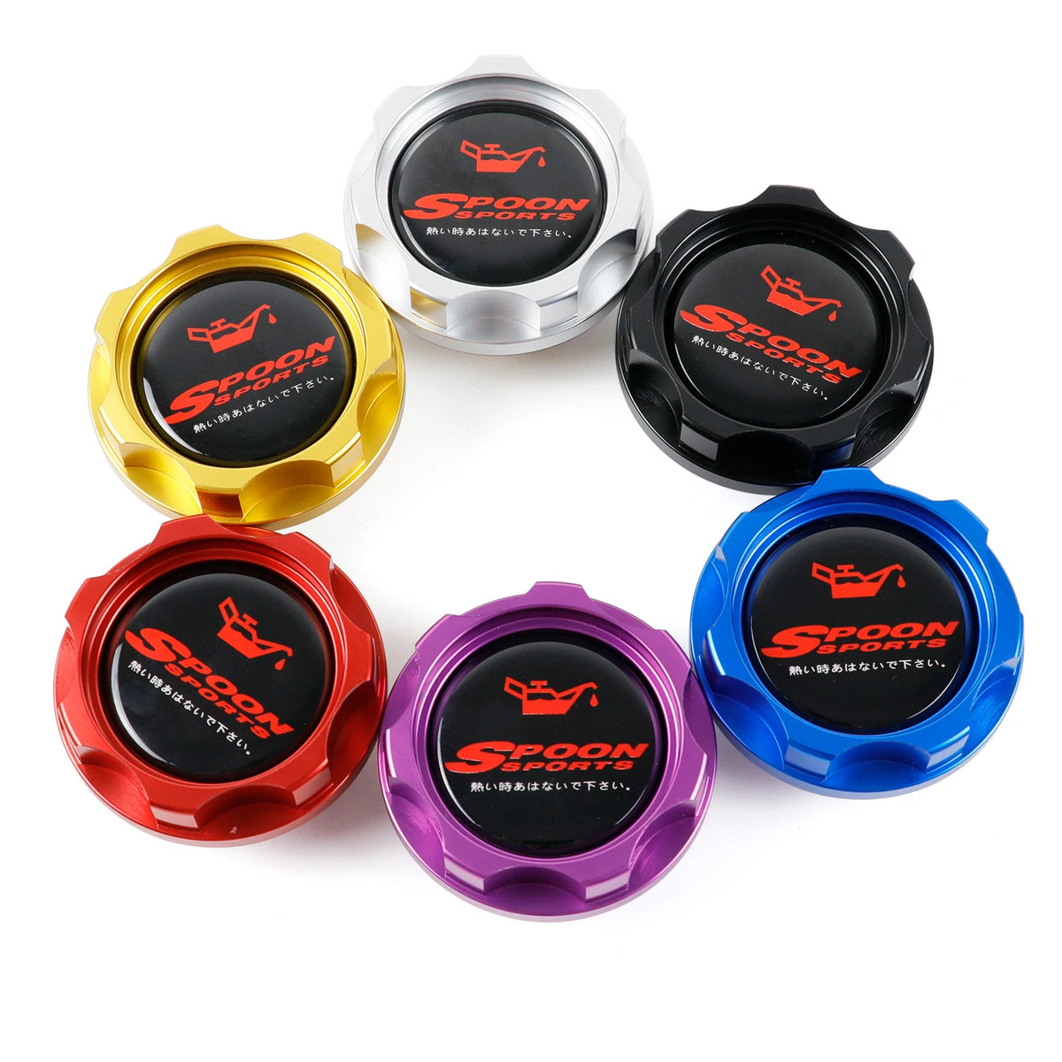 Honda Spoon Sports Style Aluminum Engine Oil Filler Cap JDM Tuning Accessory
