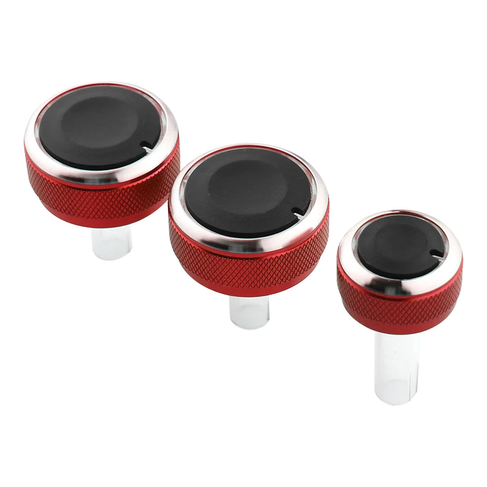 3Pcs AC Control Knobs for VW Passat B5 Golf 4 MK4 Bora Jetta Climate