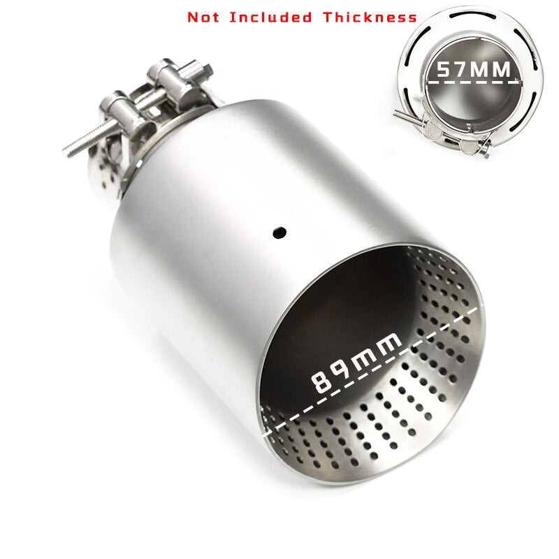 Matte Stainless Steel Exhaust Tip (Universal)