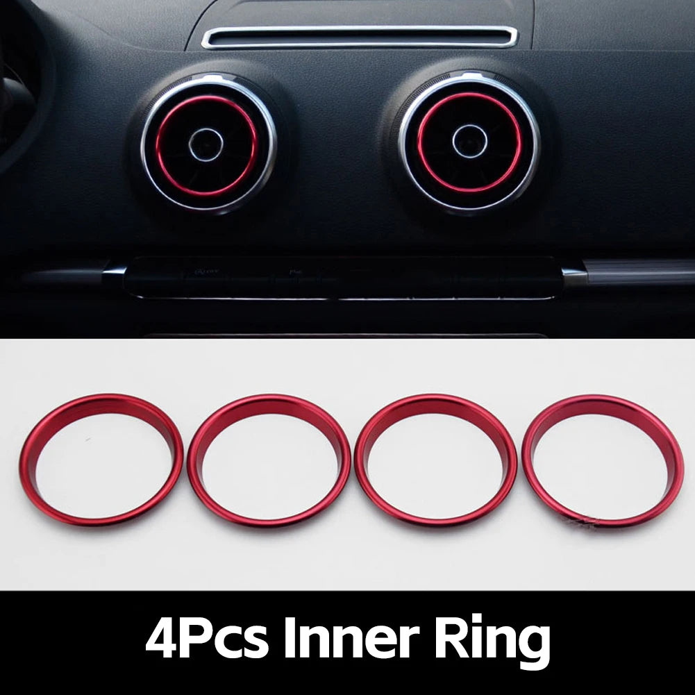 Air Vent Trim Ring Centre Console Cover for Audi A3 8V S3 2014-2019