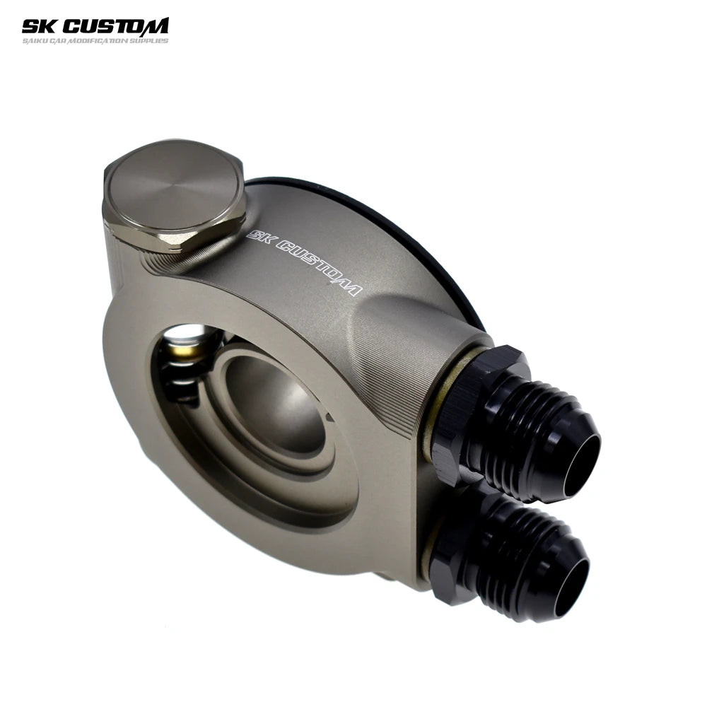 Universal Oil Cooler Thermostatic Sandwich Plate Adapter AN8 AN10 83°C 90°C