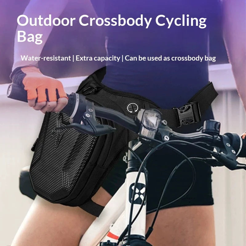 HOMEFISH Motorcycle Leg Side Bag EVA Hard Shell Waist Hip Bum Pack Phone Bag
