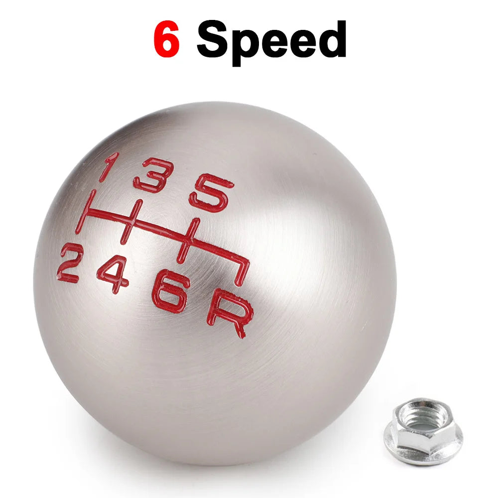 Aluminum 5/6 Speed Ball Gear Shift Knob M10x1.5 for Honda Civic Fit City Type R