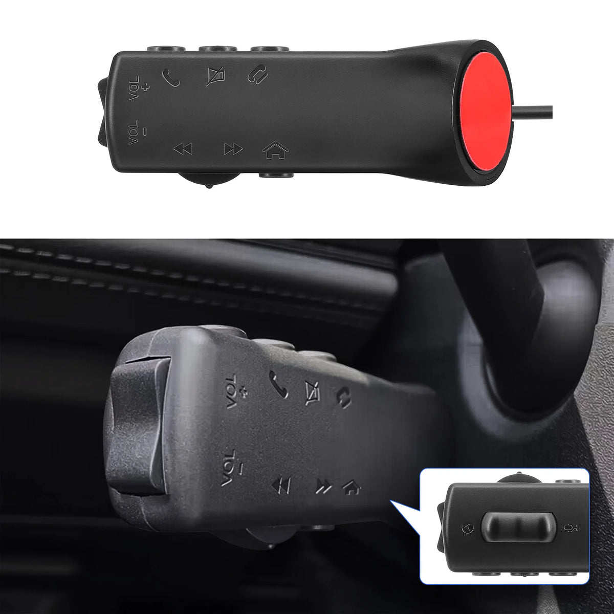 10 Key Car Steering Wheel Remote Control Audio GPS DVD Android Media Buttons