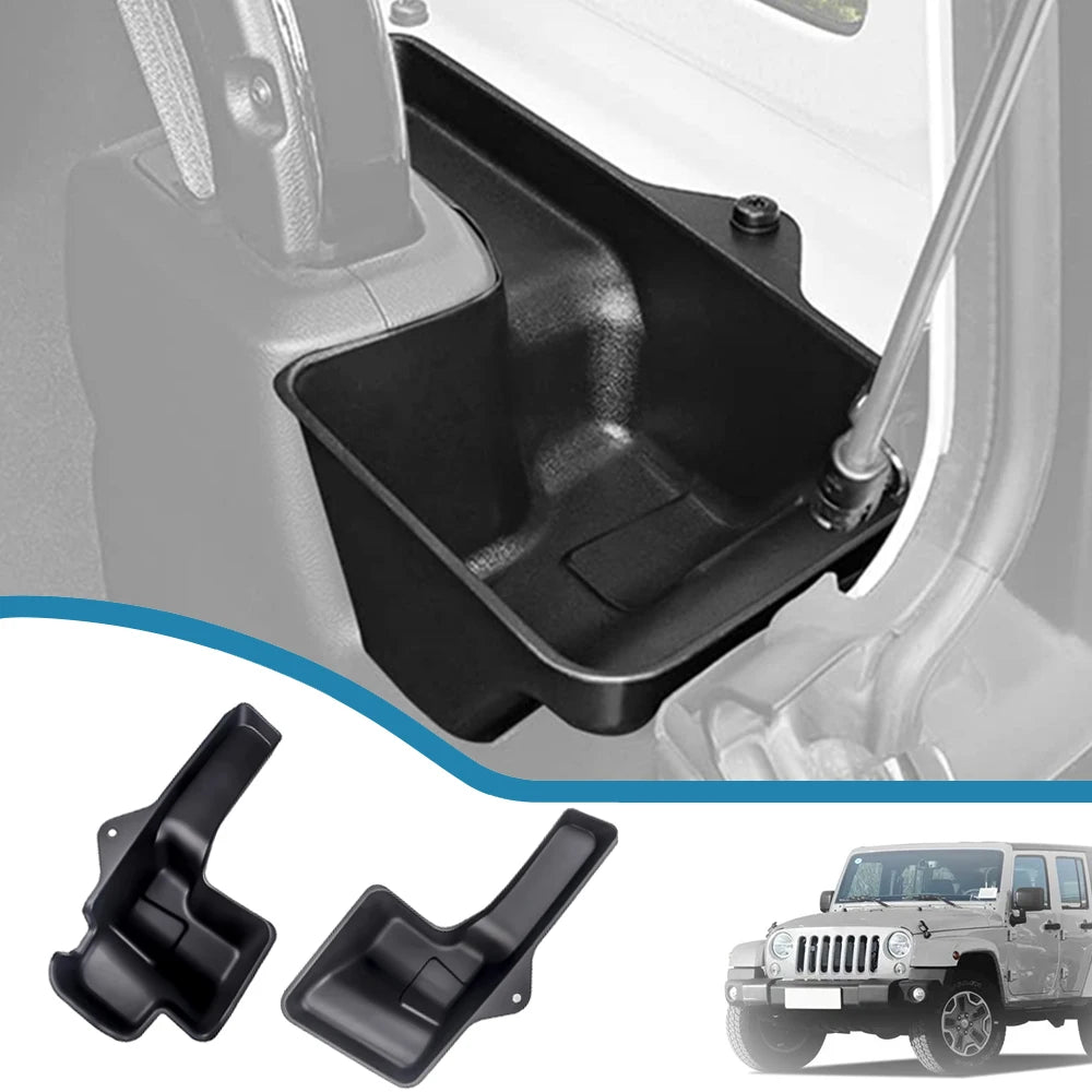 Rear Cargo Trunk Organizer Storage Tray for Jeep Wrangler JL JLU 4-Door 2018–2023