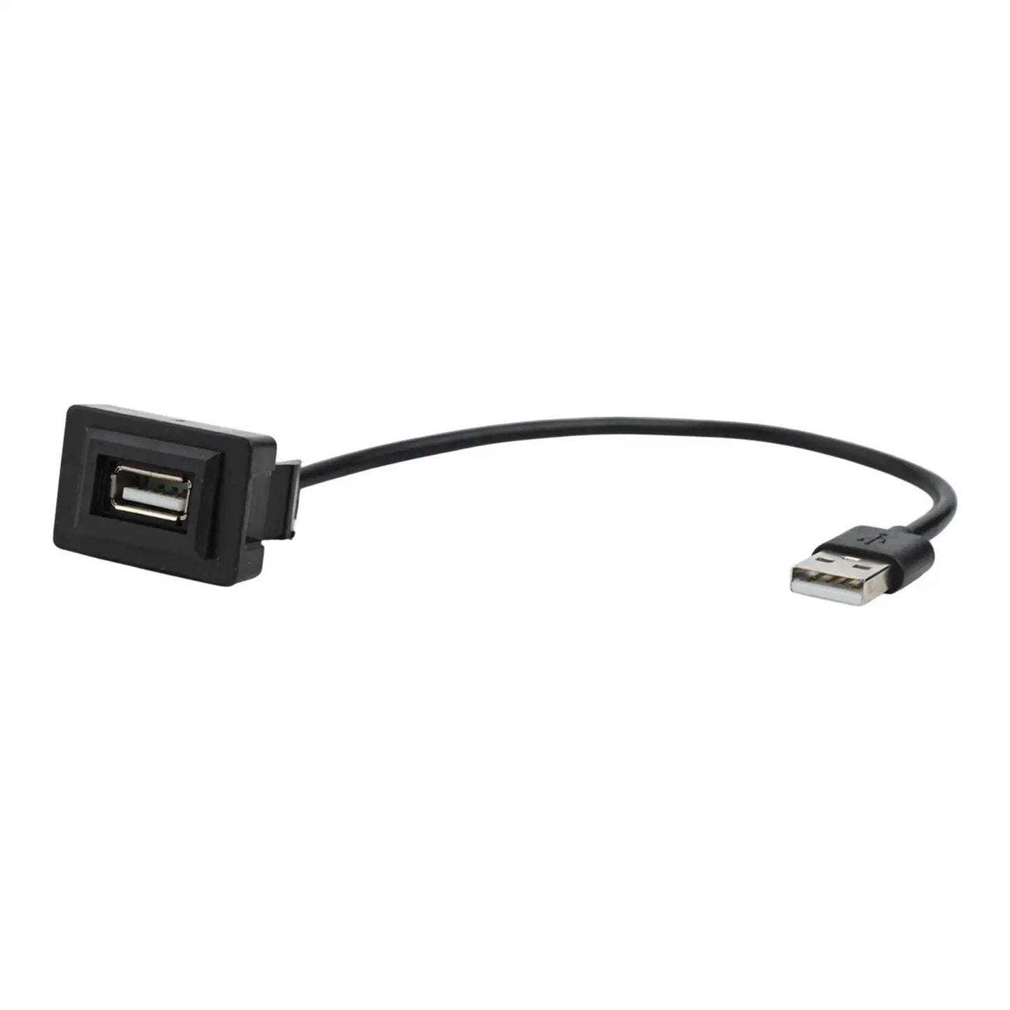 Flush Mount USB 2.0 Dash Socket Panel Extension for Toyota Hilux Prado