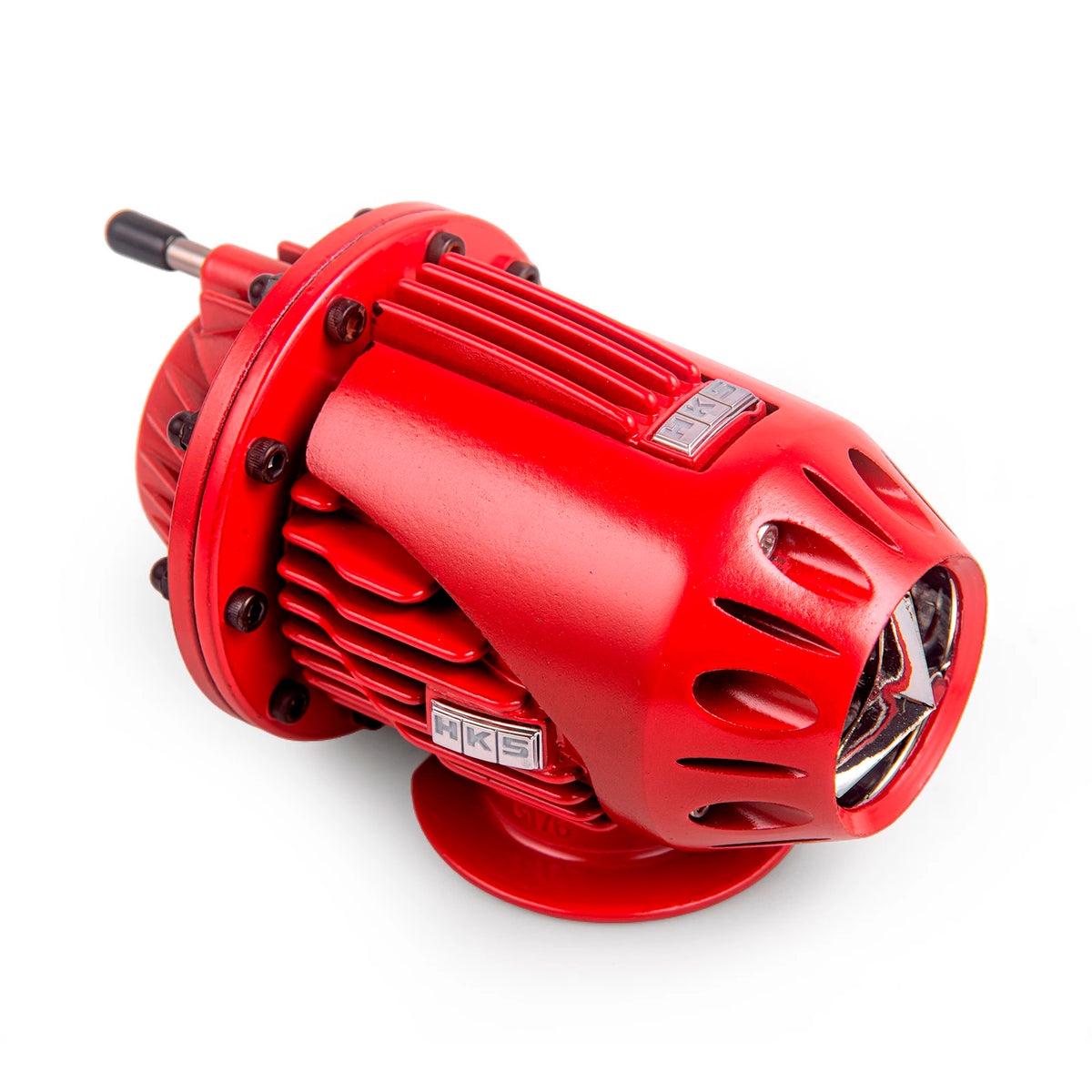 25mm SQV Style Turbo Blow Off Valve BOV with Adapter Flange Red Black Silver