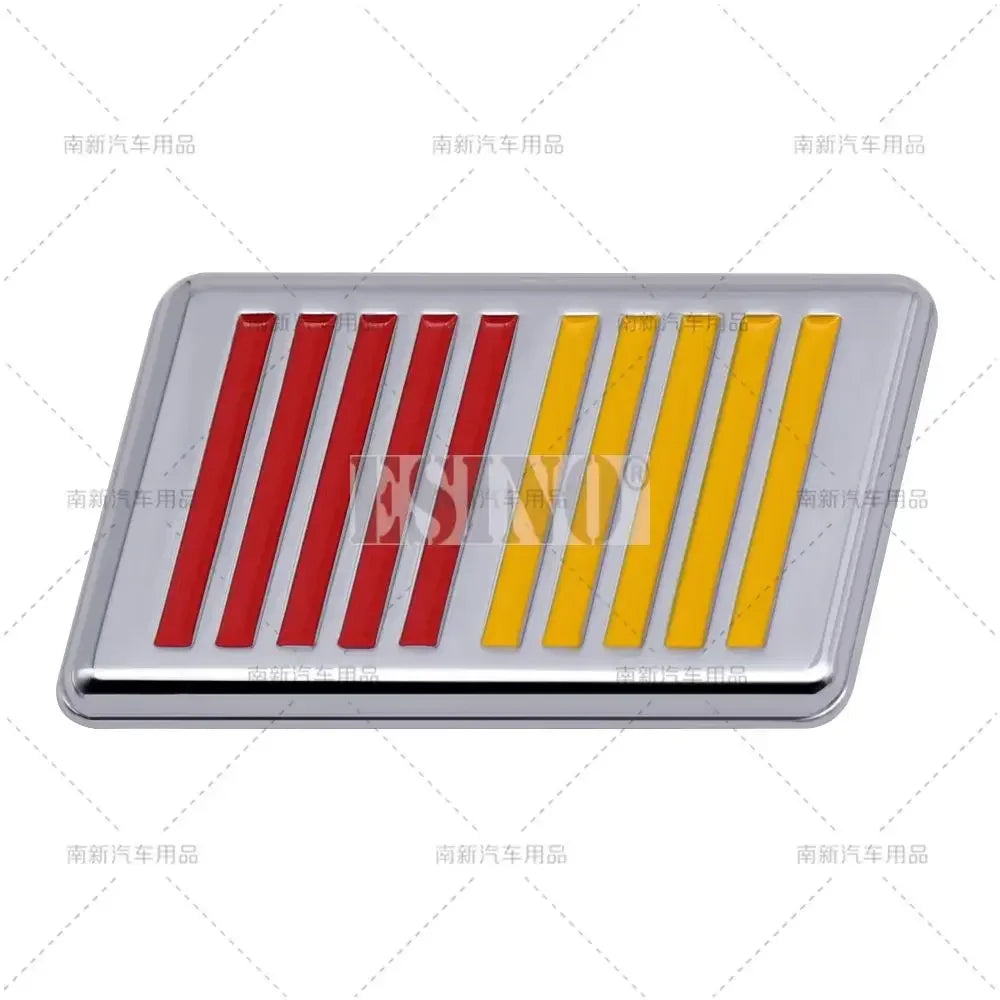 3D Metal Zinc Alloy Ralliart Car Emblem Badge Adhesive Front Grille Trunk