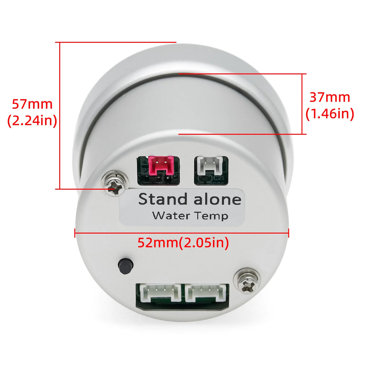 52mm 12V 8 Color Car Gauge Water Oil Temp Pressure EGT Boost Tachometer Meter