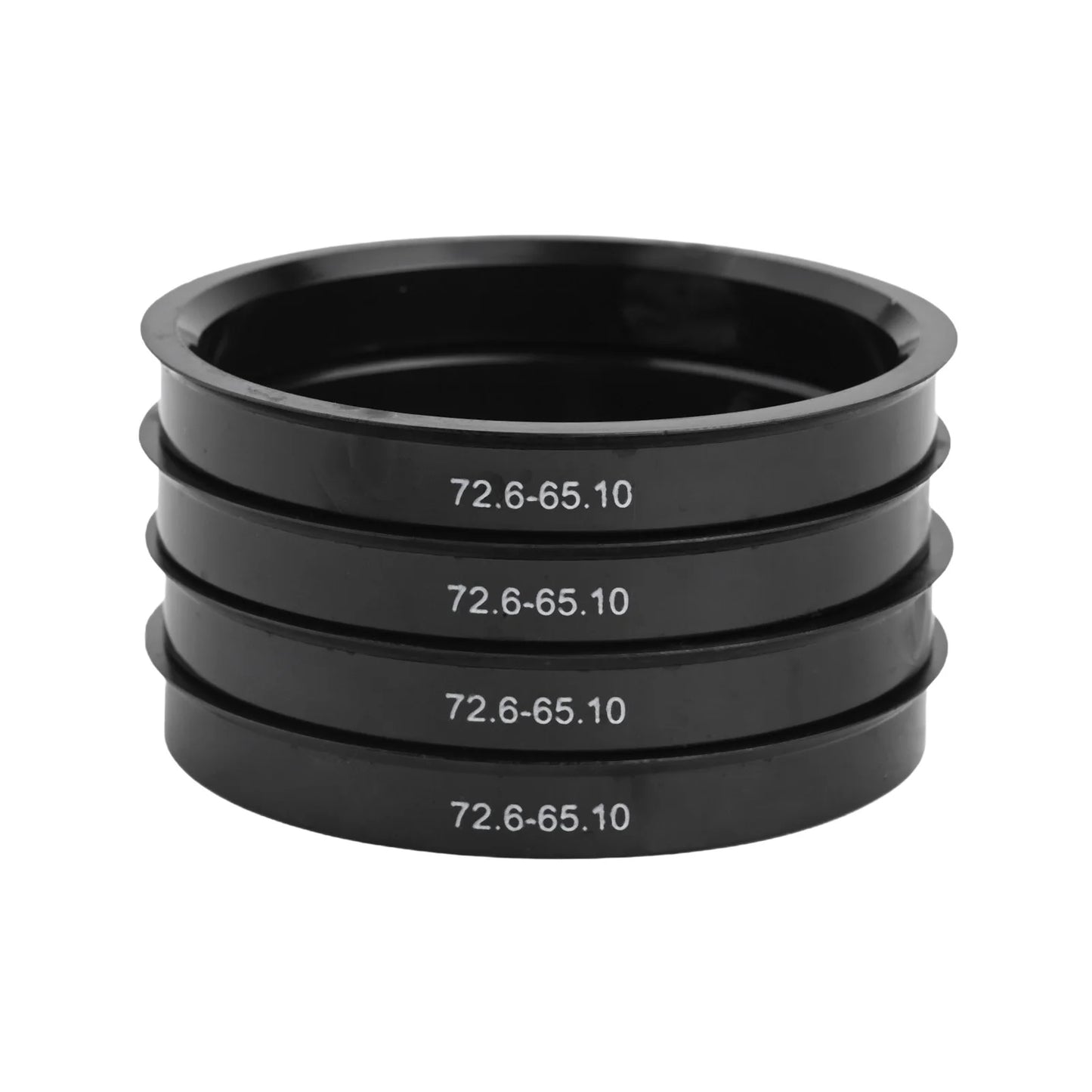 4Pcs Hub Centric Rings 72.6 to 65.1mm Wheel Bore Center Spacers BMW