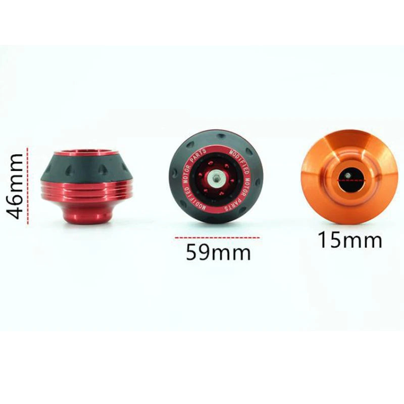 Universal Motorcycle Crash Pad Front Fork Slider Alloy Wheel Protector