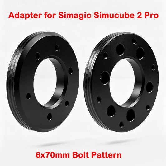 70mm 6-Bolt Steering Wheel Adapter Plate for SIMAGIC Simucube 2 Pro SC2P