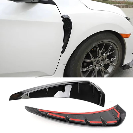 Shark Style Side Air Vent Trim for Honda Civic 2016–2025