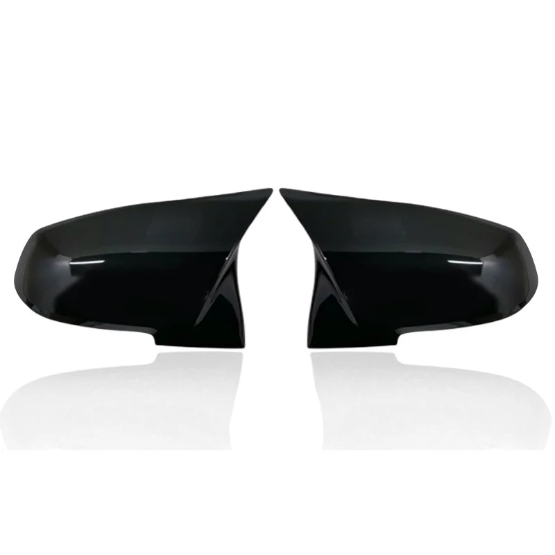 Gloss Black Side Mirror Cover Caps for BMW 1 2 3 4 Series F20 F30 F31 2014–2019