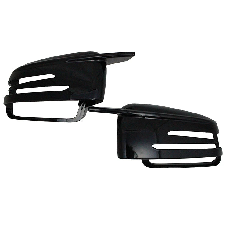 Gloss Black Side Mirror Cover Caps for Mercedes-Benz A B C E S CLA GLA GLK Class