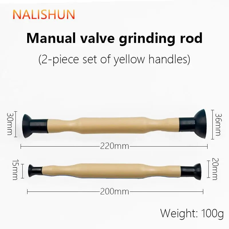 2Pcs Manual Valve Lapping Grinding Sticks Suction Cup Tool Set