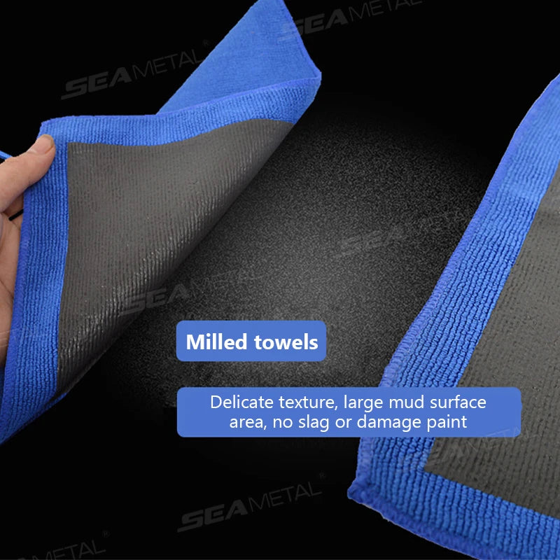 Magic Clay Towel for Car Detailing Clay Bar Cleaning Cloth (1PC / 2PCS)