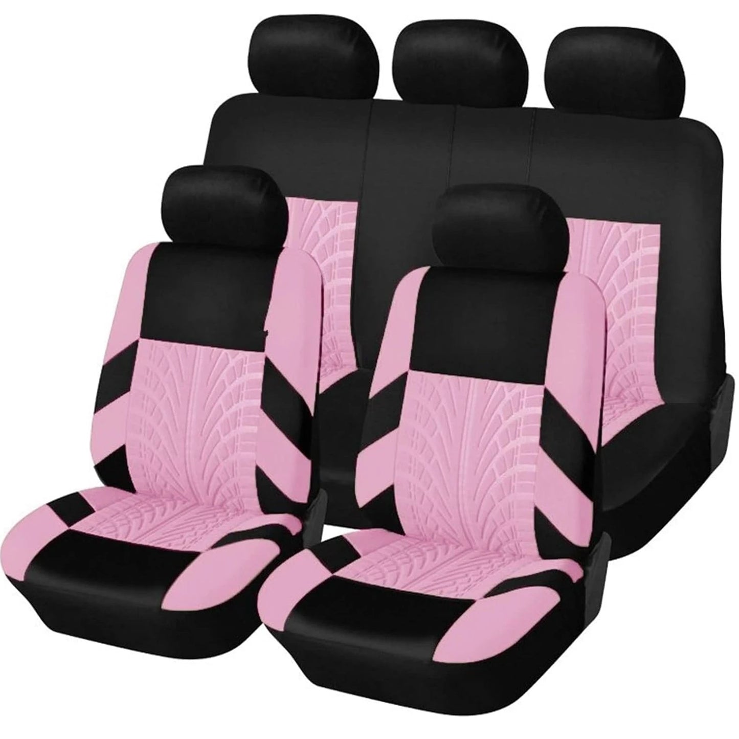 Universal Car Seat Cover Set Breathable Full Surround Seat Cushion Covers for 5-Seat