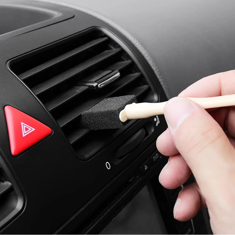 Car AC Vent Cleaning Brush Detailing Dust Removal Air Conditioner Duster