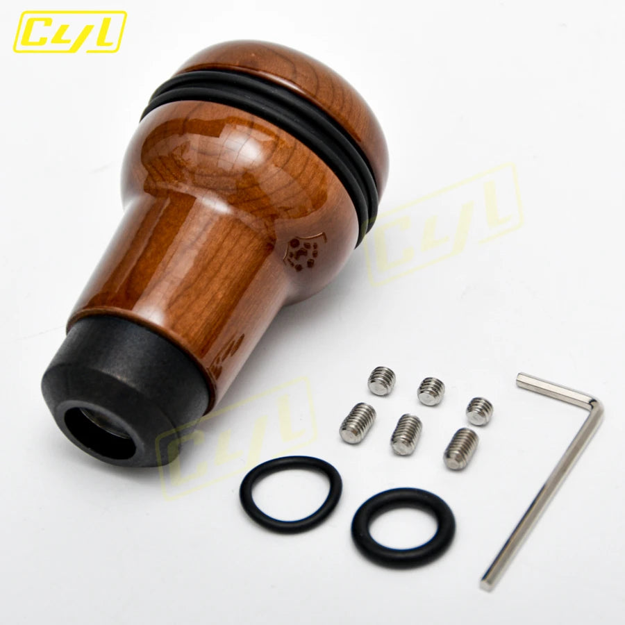 JDM Real Wood Mahogany Gear Shift Knob Manual Car Shifter Knob Interior