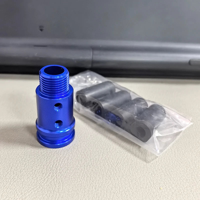 Aluminum M18x1.5 Gear Shift Knob Adapter Car Truck Shifter Stick Connector