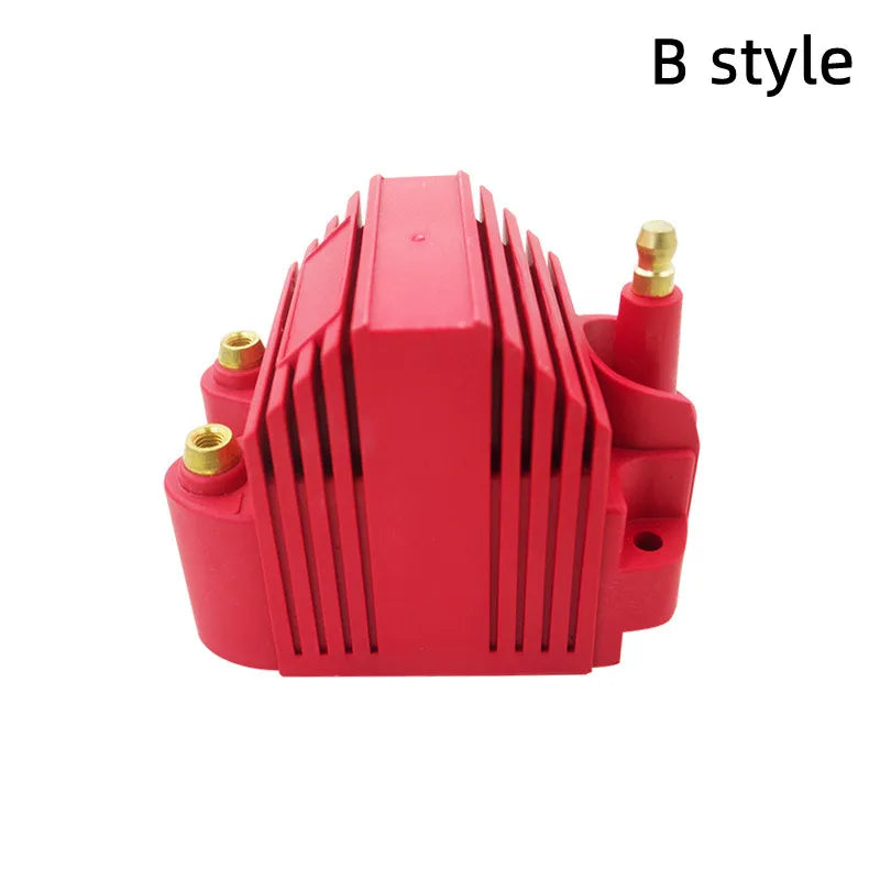 12V High Output E-Core Ignition Coil External Male HEI Blaster Style Universal