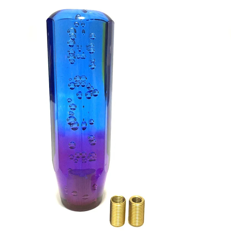 Blue Purple Crystal Gear Shift Knob 10 15 20cm Universal Manual Auto