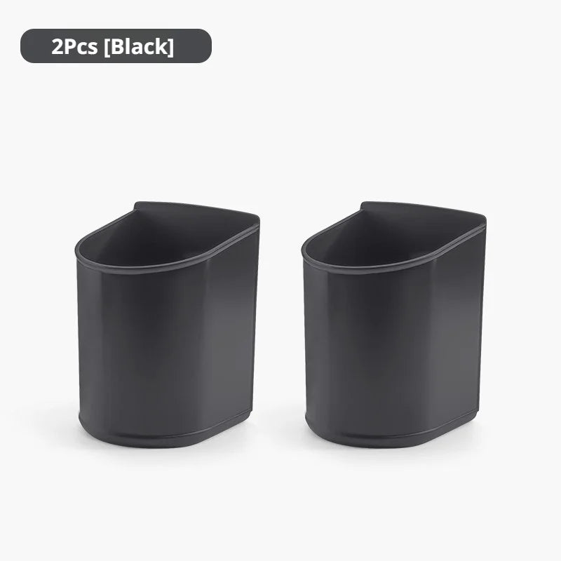 Universal Car Cup Holder Seat Back Organizer Trash Can Interior Accessory