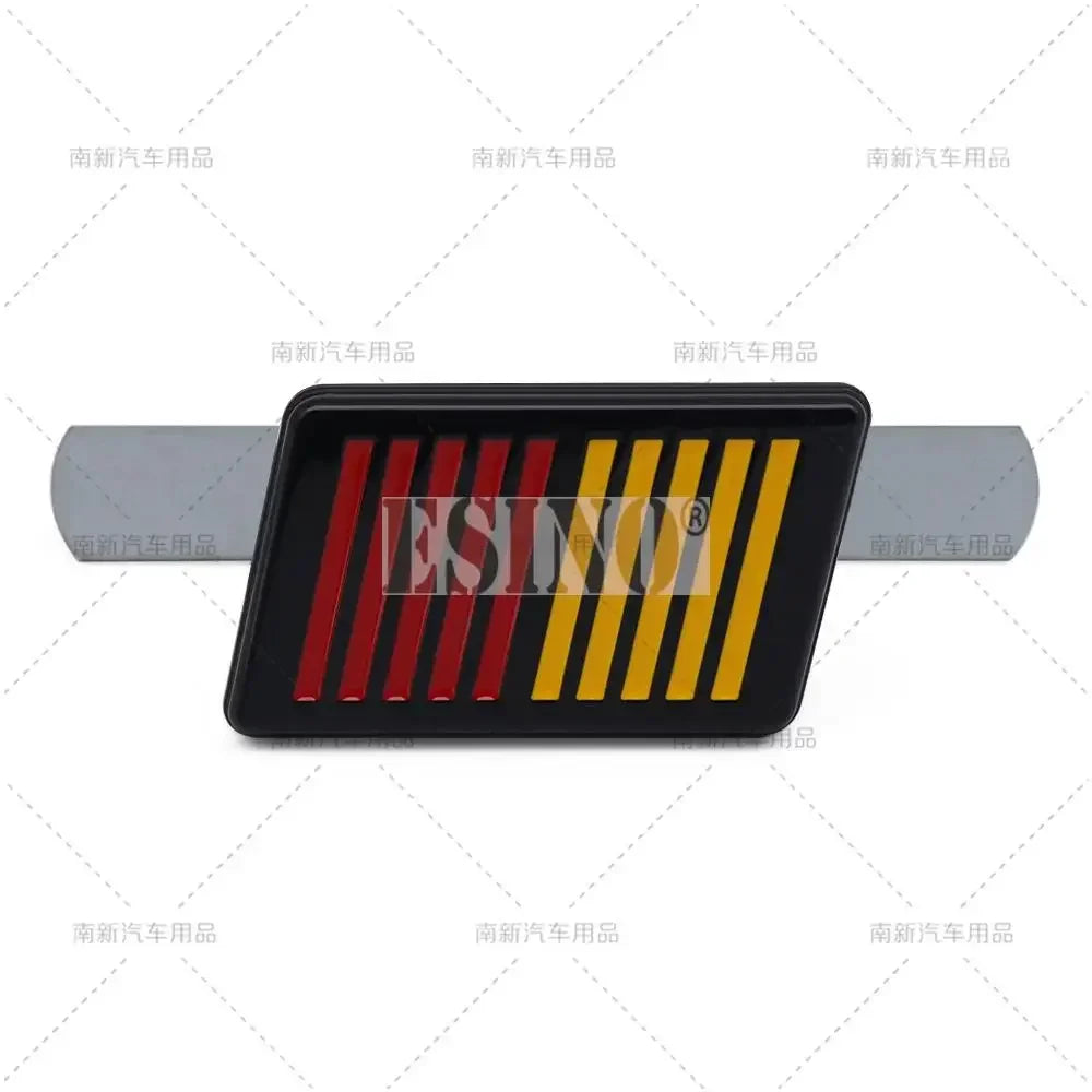 3D Metal Zinc Alloy Ralliart Car Emblem Badge Adhesive Front Grille Trunk