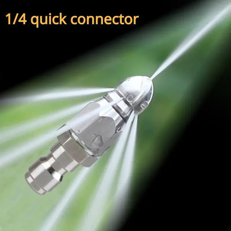 G1/4" Sewer Jet Nozzle High Pressure Washer Drain Cleaning Hose Nozzle 5000 PSI
