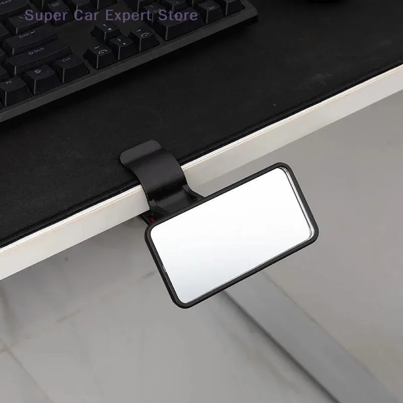 Wide Angle Car Rearview Mirror 360° Rotating Adjustable Suction Cup