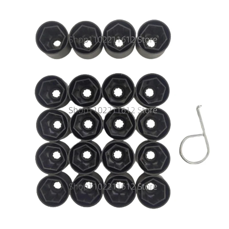 VW Wheel Lug Nut Bolt Cover Caps for Tiguan Golf MK7 GTI Passat Skoda