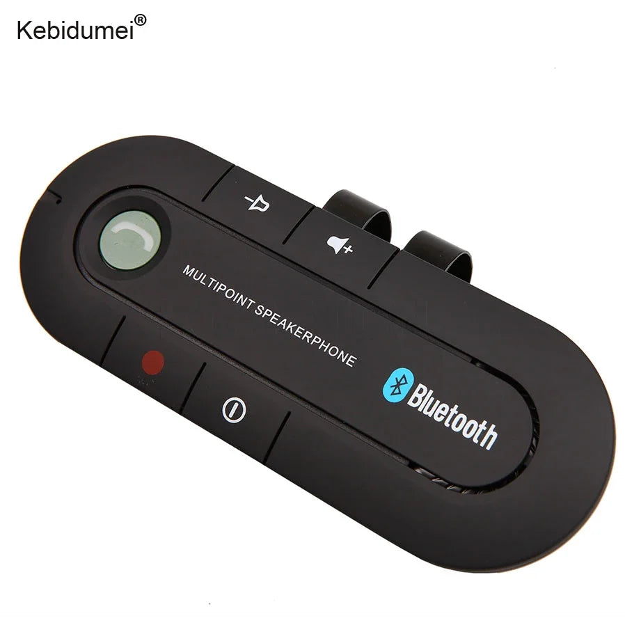 Wireless Bluetooth Car Kit Handsfree MP3 Music Player Sun Visor Clip Receiver