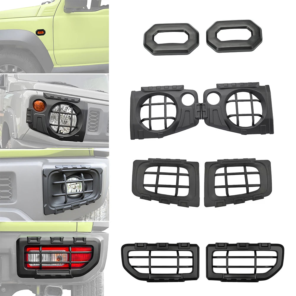 Headlight, Tail Light & Turn Signal Guard Trim Set for Suzuki Jimny JB64 2019–2026