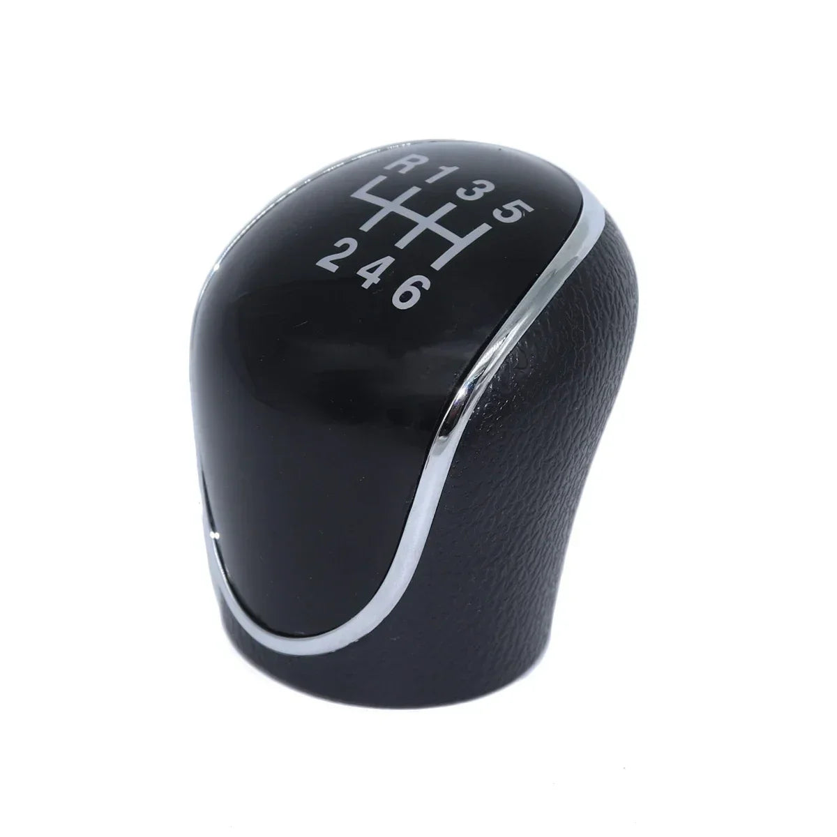 6 Speed +R Chrome Black Gear Shift Knob M10 Mitsubishi Outlander Sentra