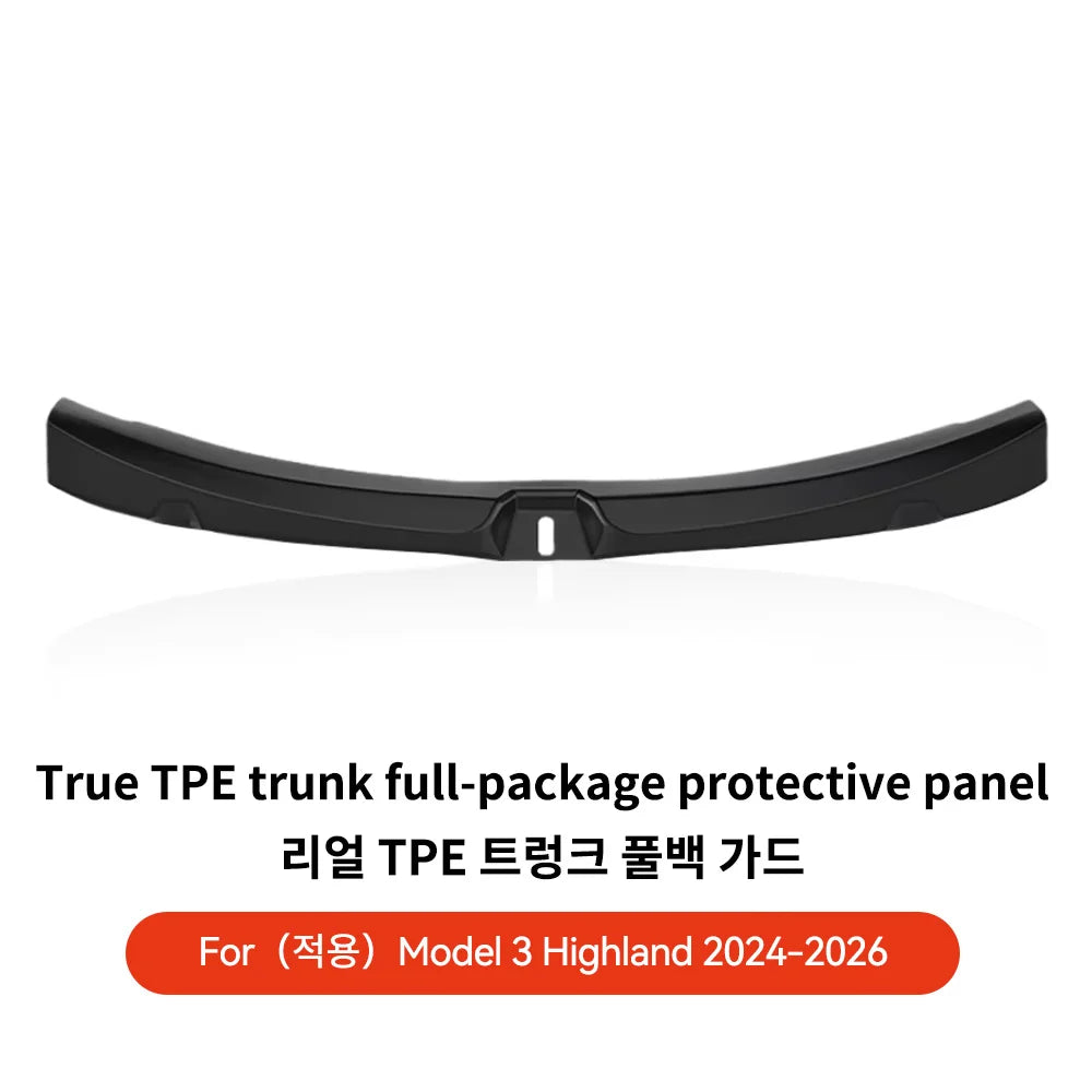 TPE Rear Trunk Sill Protector for Tesla Model Y Juniper 2026