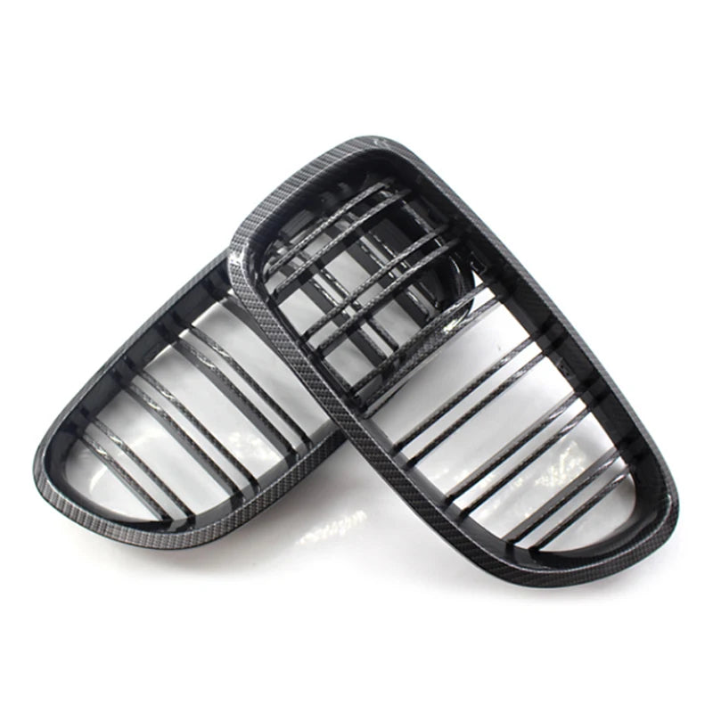 Gloss Black Dual Slat Kidney Grille for BMW 5 Series F10 F11 F18 2010–2017