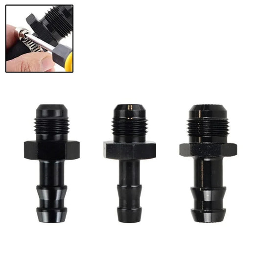 Male AN6 AN8 to Hose Barb Adapter Fitting 5/16 3/8 1/2 Inch Push Lock