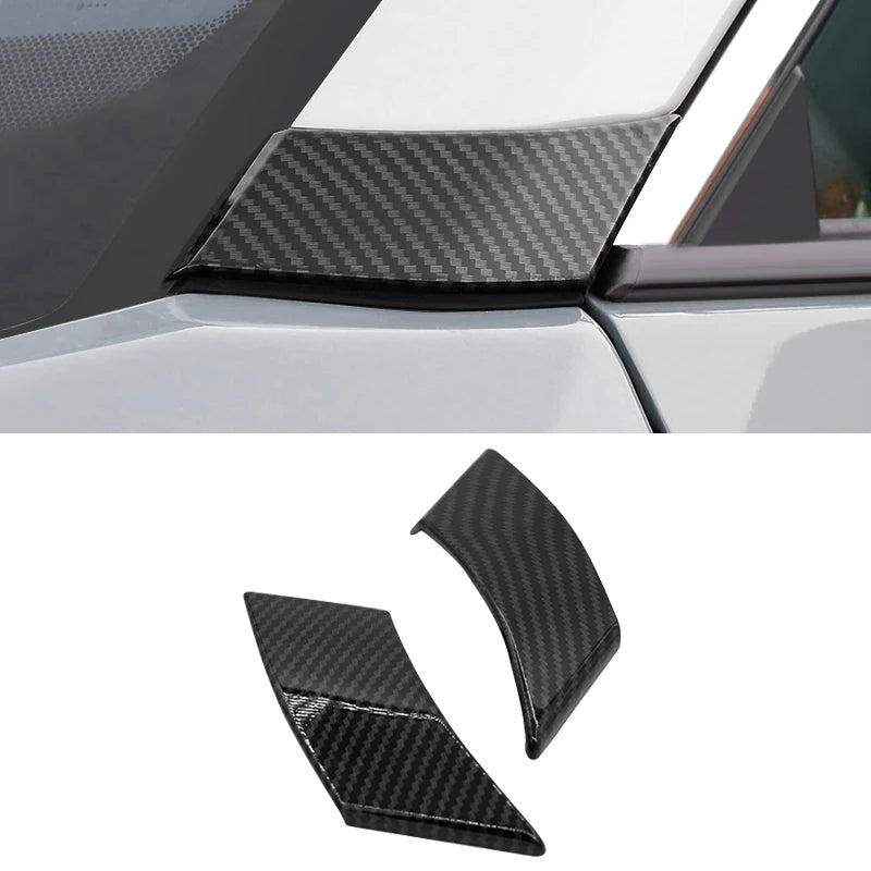 Front A-Pillar Exterior Trim Covers for Toyota RAV4 XA50 & Hybrid 2019–2025