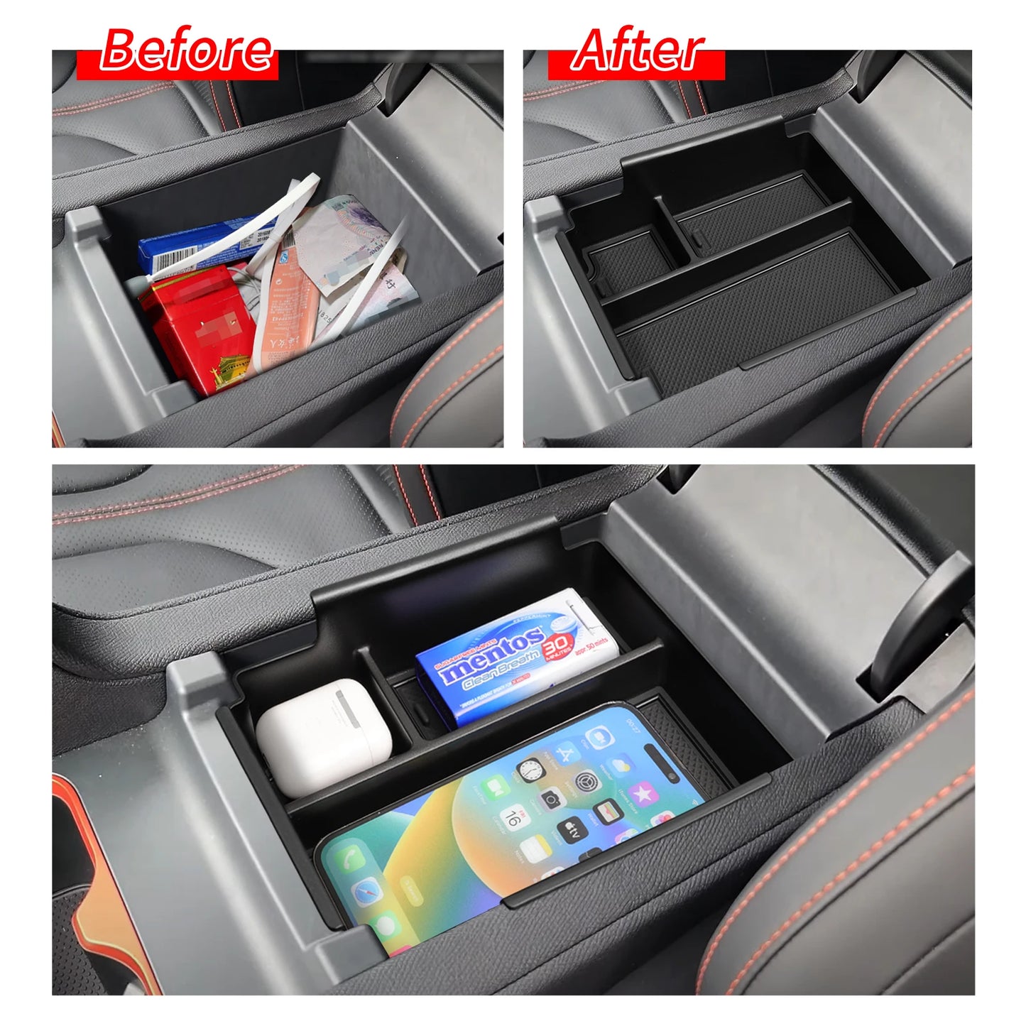 Smabee Armrest Storage Box Organizer for BYD Shark 6 2024–2026
