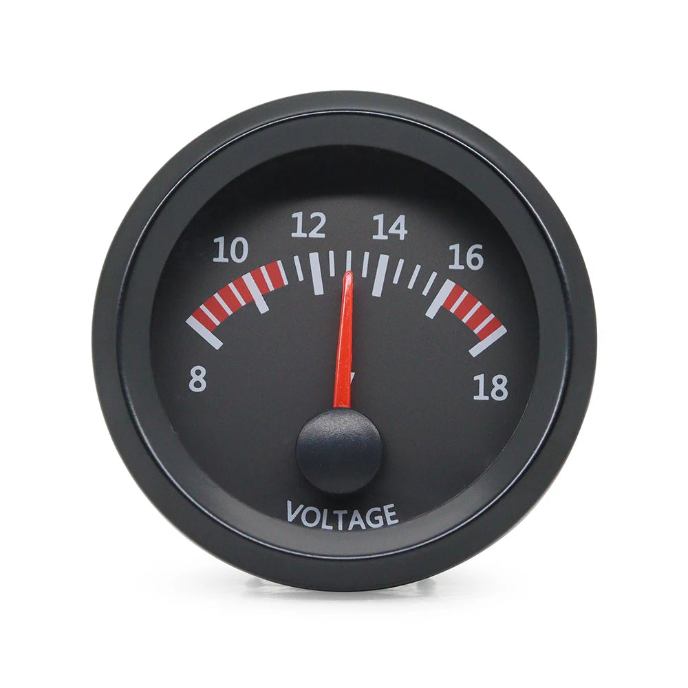 52mm 12V Car Water Oil Temp Pressure Fuel Volt Boost AFR EGT Gauge Meter