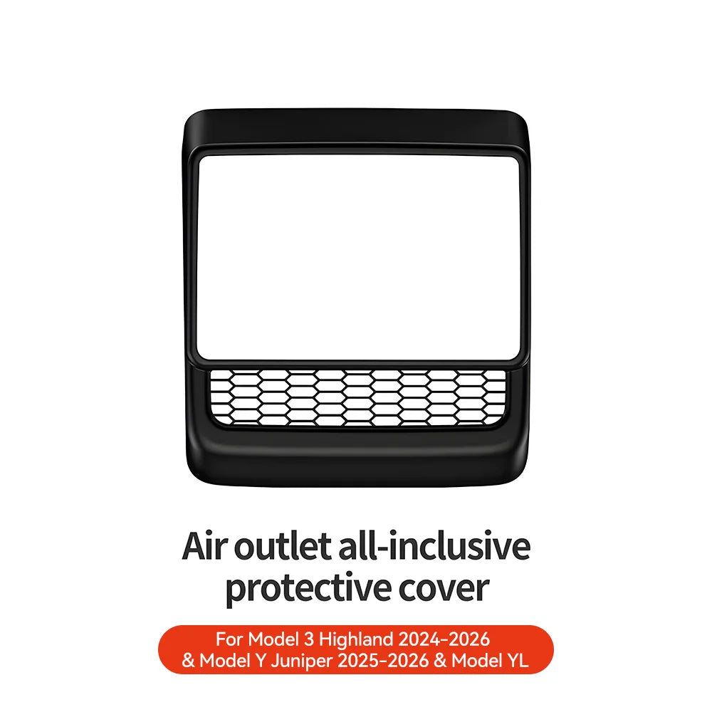 Rear Center Console Air Vent Dust Cover for Tesla Model 3/Y Highland Juniper
