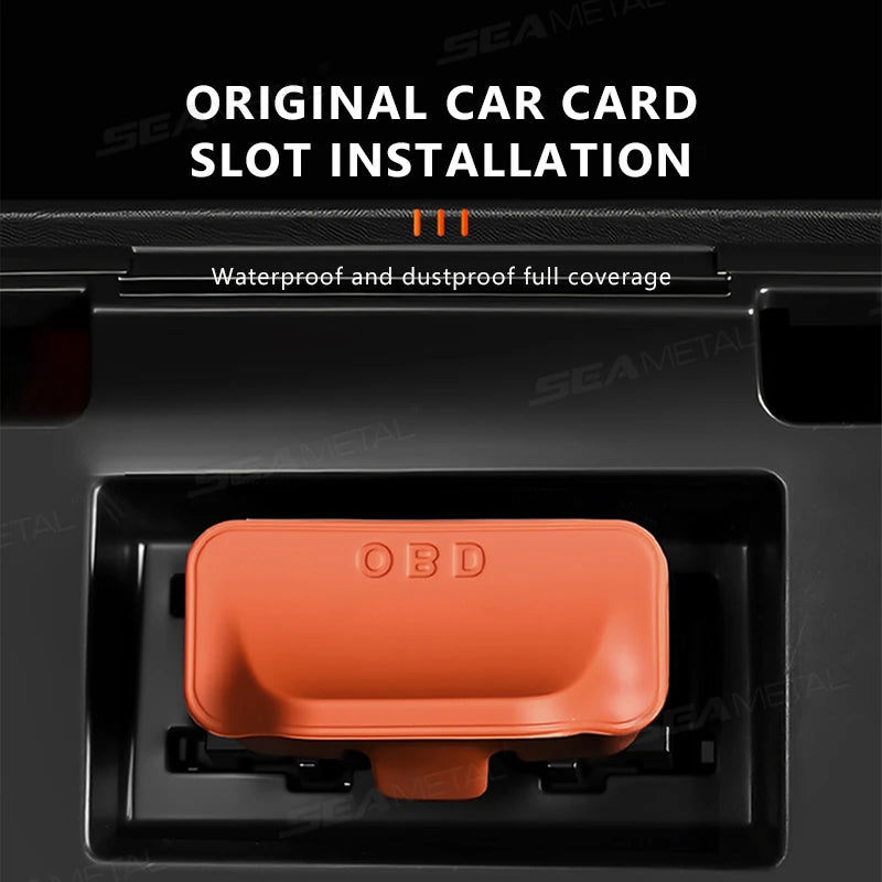 Silicone OBD Port Dust Cover Waterproof OBD-II Diagnostic Port Protector Cap