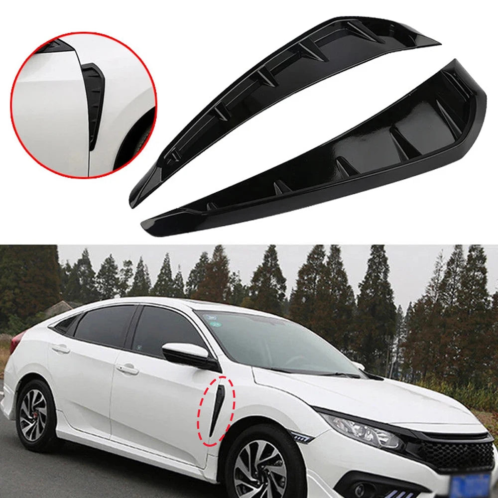 Shark Style Side Air Vent Trim for Honda Civic 2016–2025