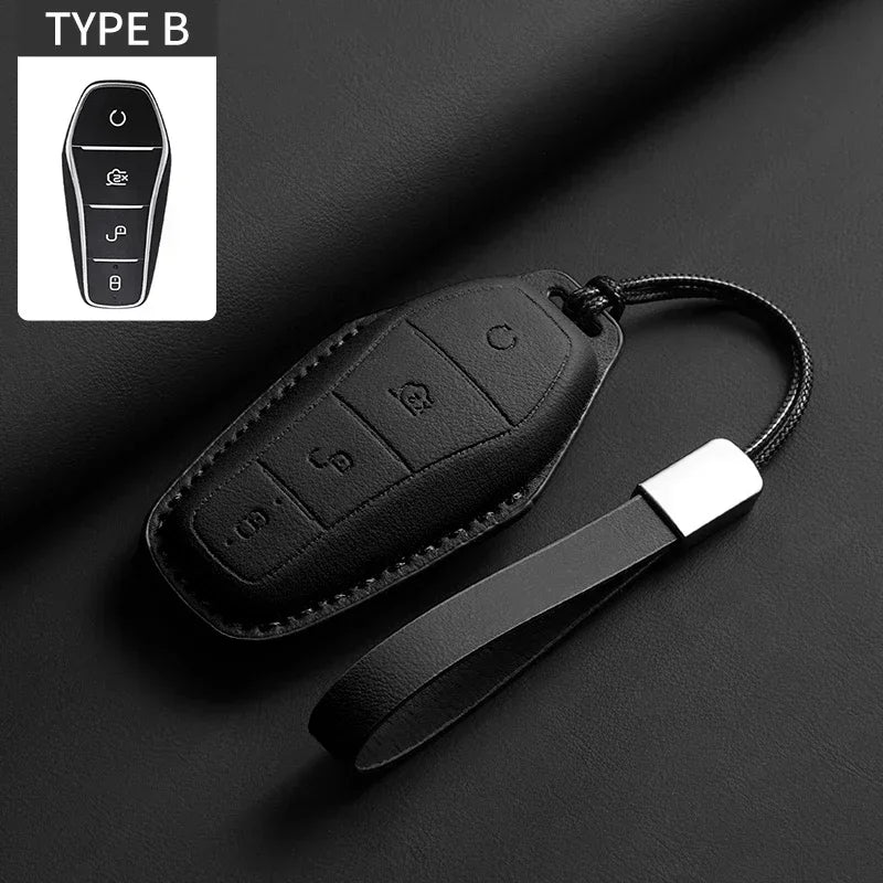Smart Key Cover Case for BYD Han EV, Tang DM, Qin PLUS, Song Pro & More