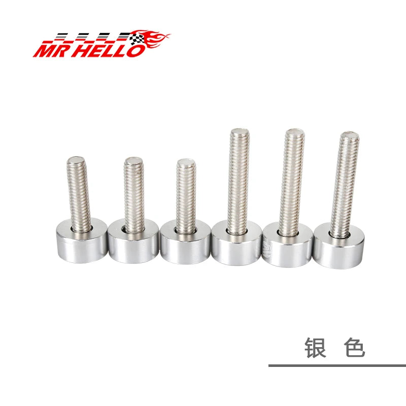 6PCS JKdreamer M6 Aluminum Fender Washers Bolts for Honda Engine Air Inlet Manifold
