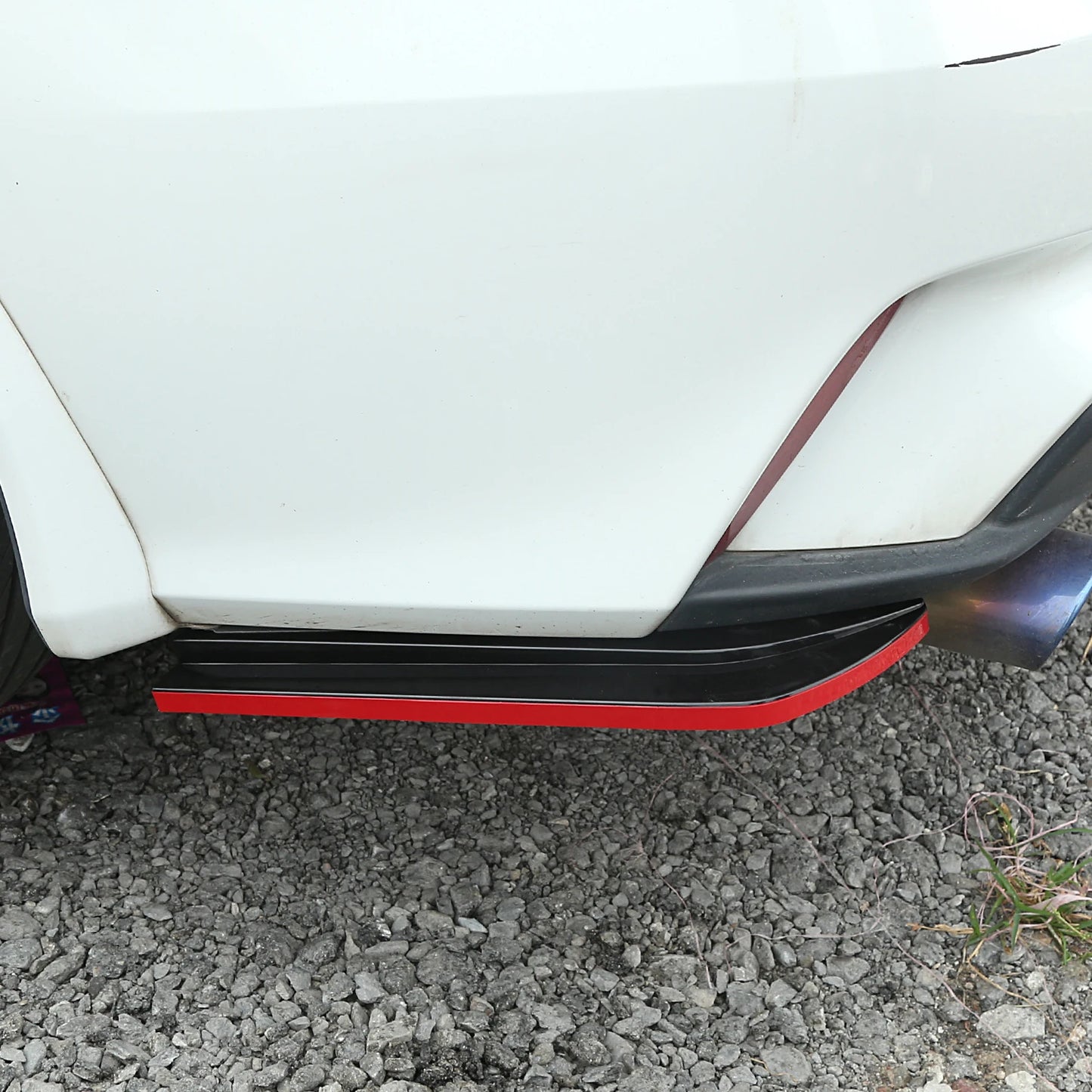 Universal Rear Bumper Splitter Diffuser Spoiler Canard Protector Body Styling